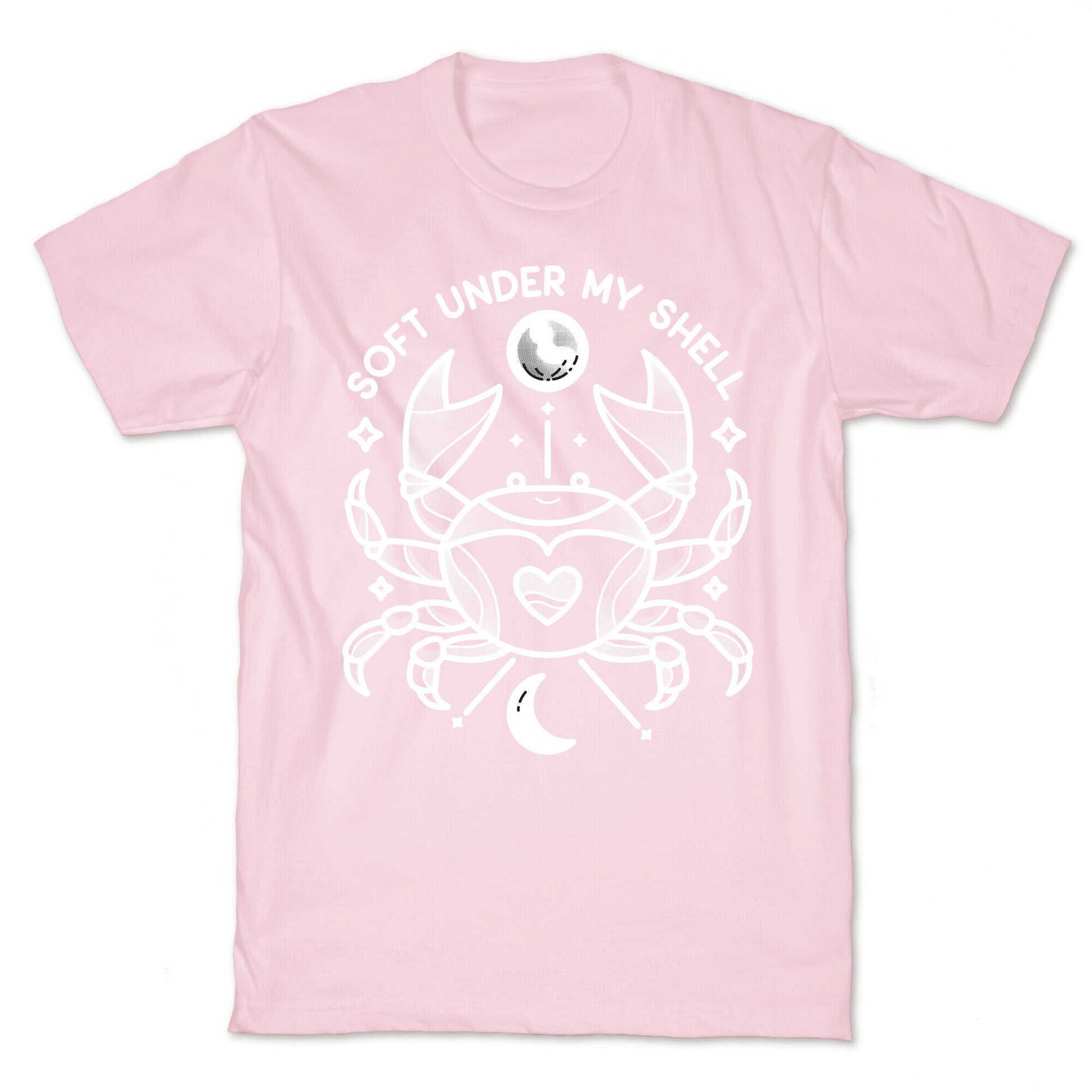 Soft Under My Shell - Cancer Crab T-Shirt