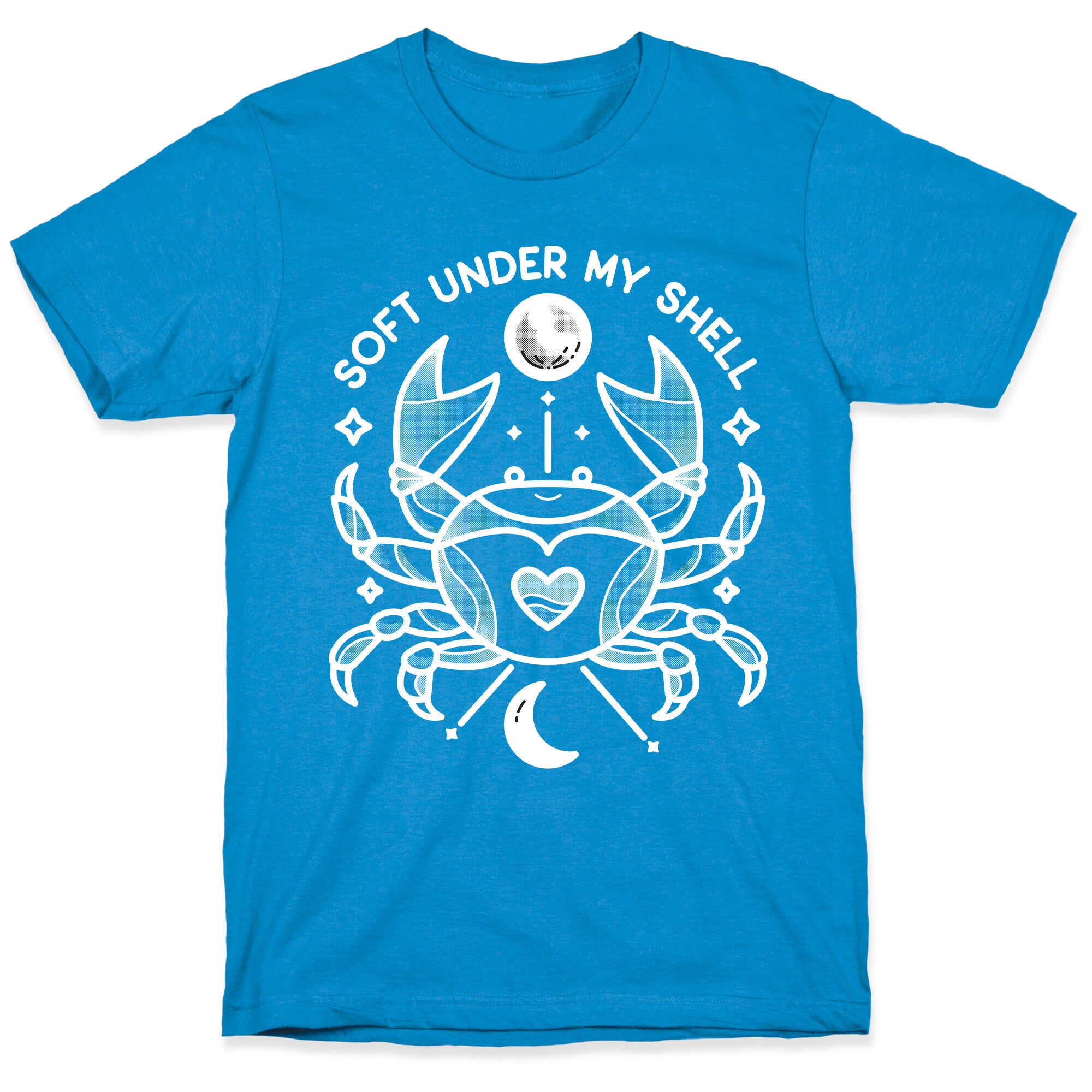 Soft Under My Shell - Cancer Crab T-Shirt
