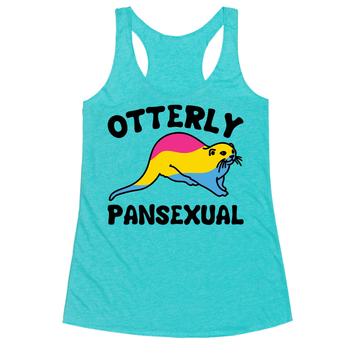 Otterly Pansexual Racerback Tank