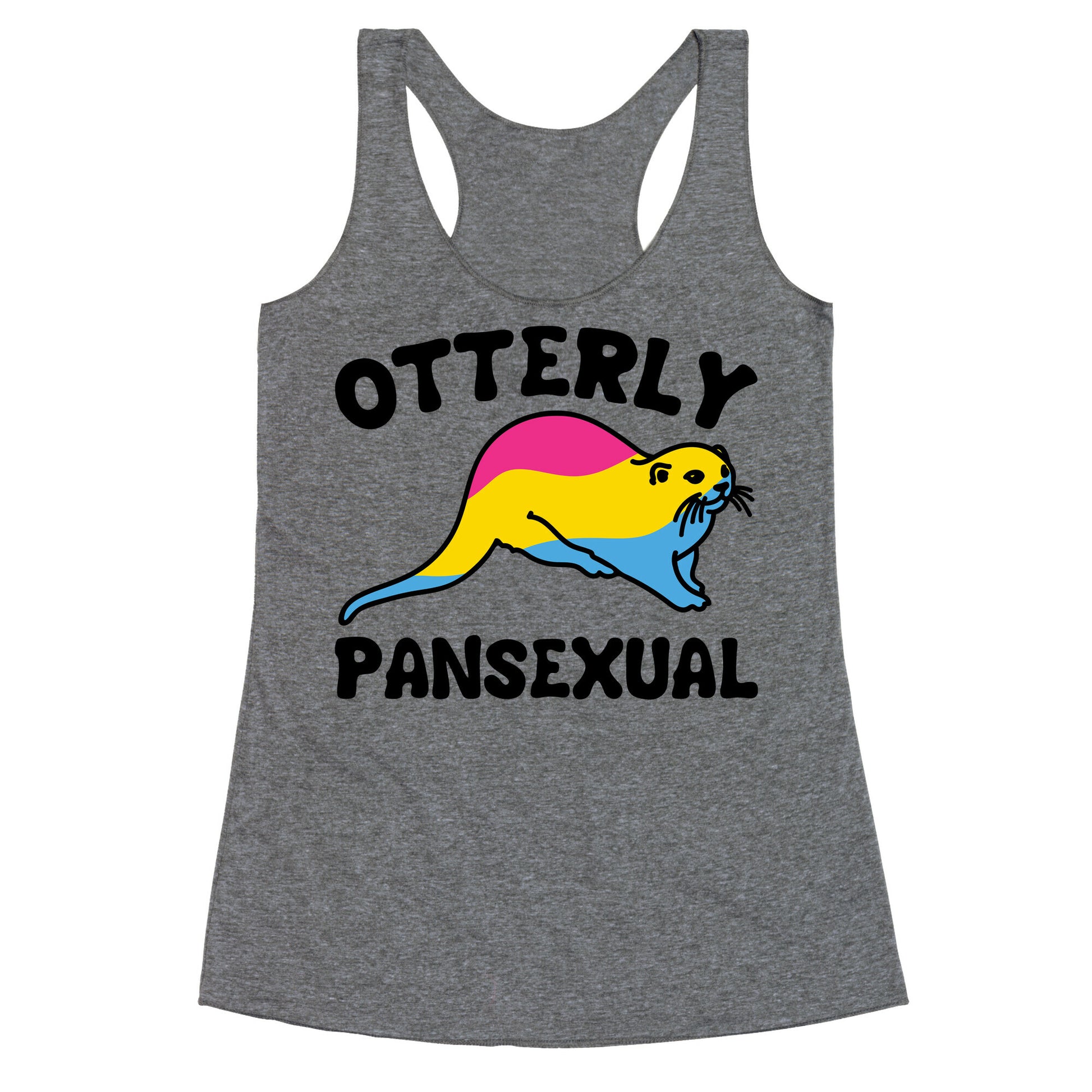 Otterly Pansexual Racerback Tank