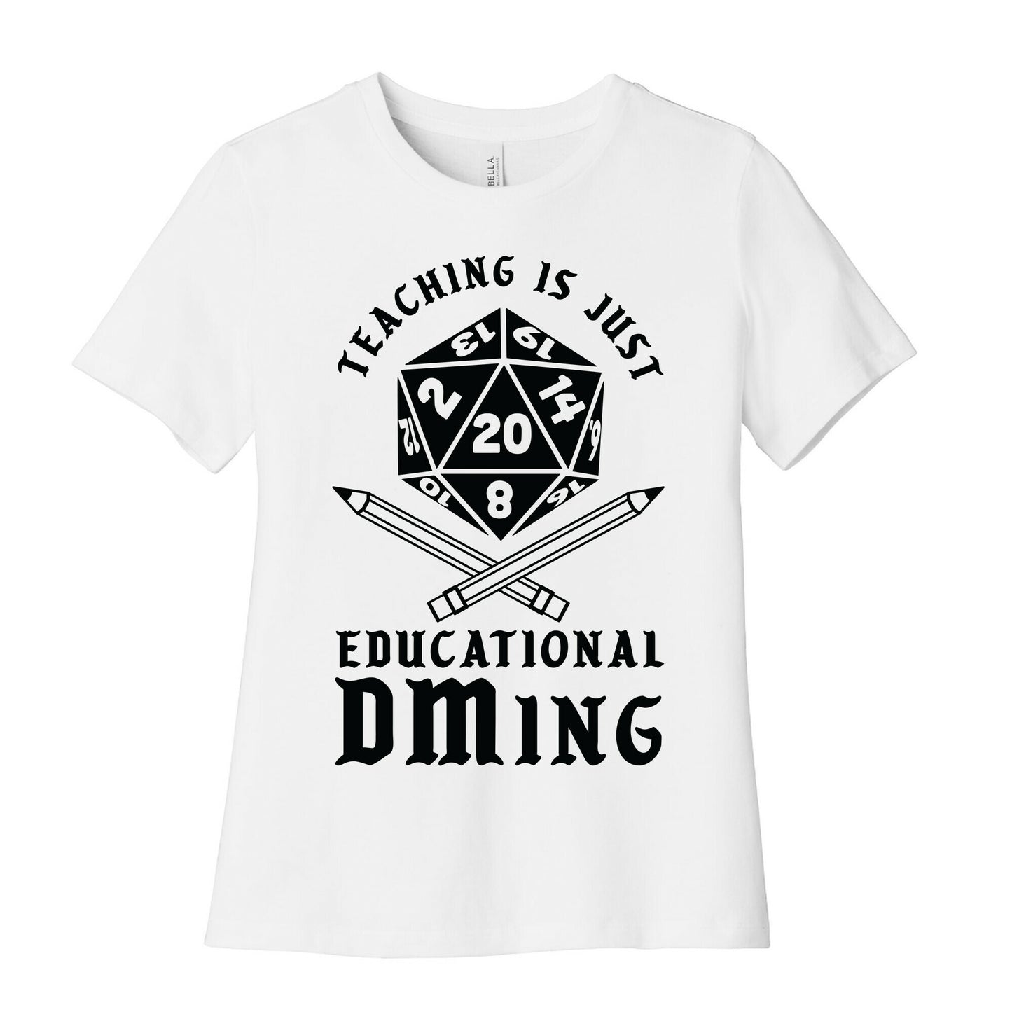 Teaching is just Educational DMing Women's Cotton Tee