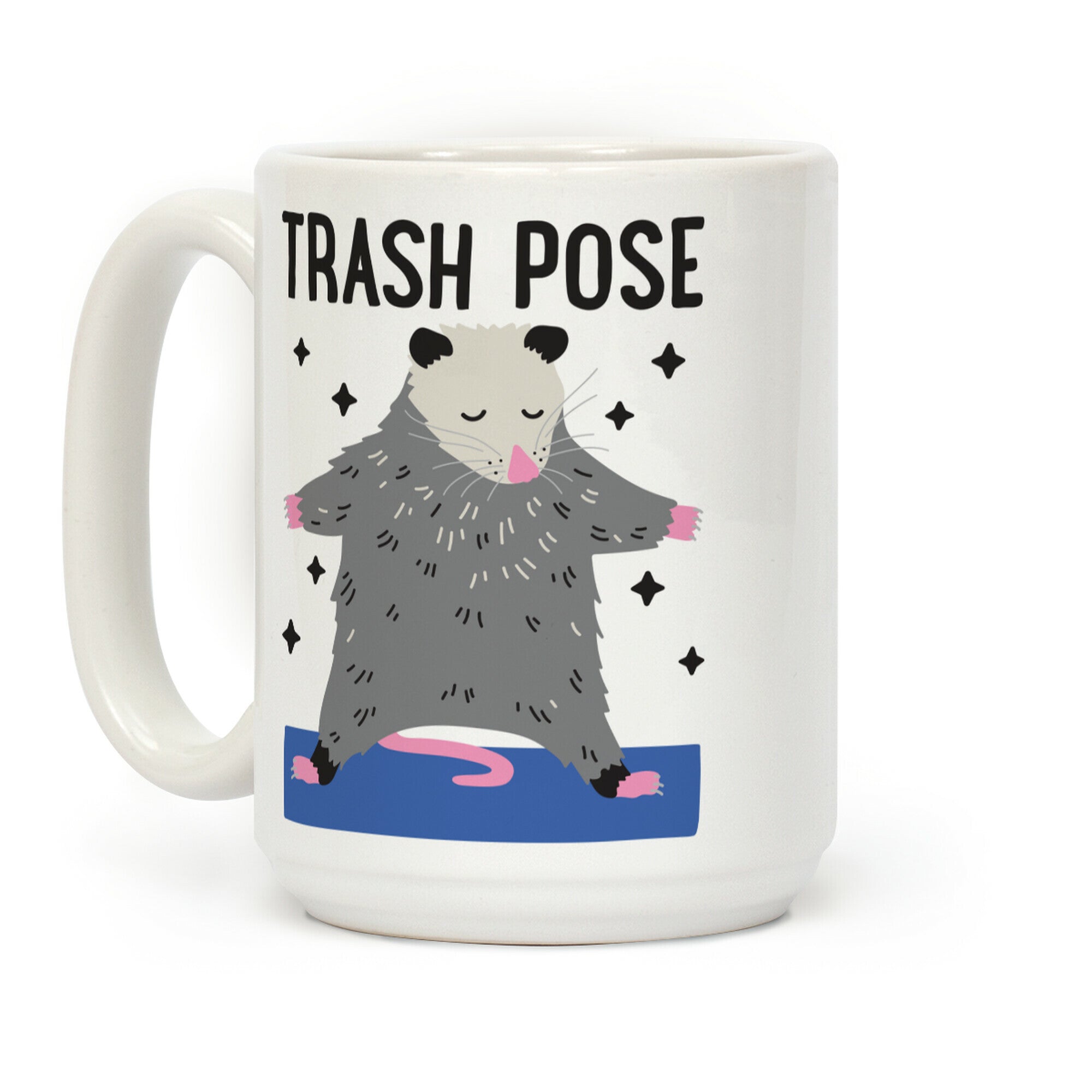 Trash Pose Opossum Coffee Mug