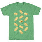 Bee Fly Pattern Unisex Triblend Tee