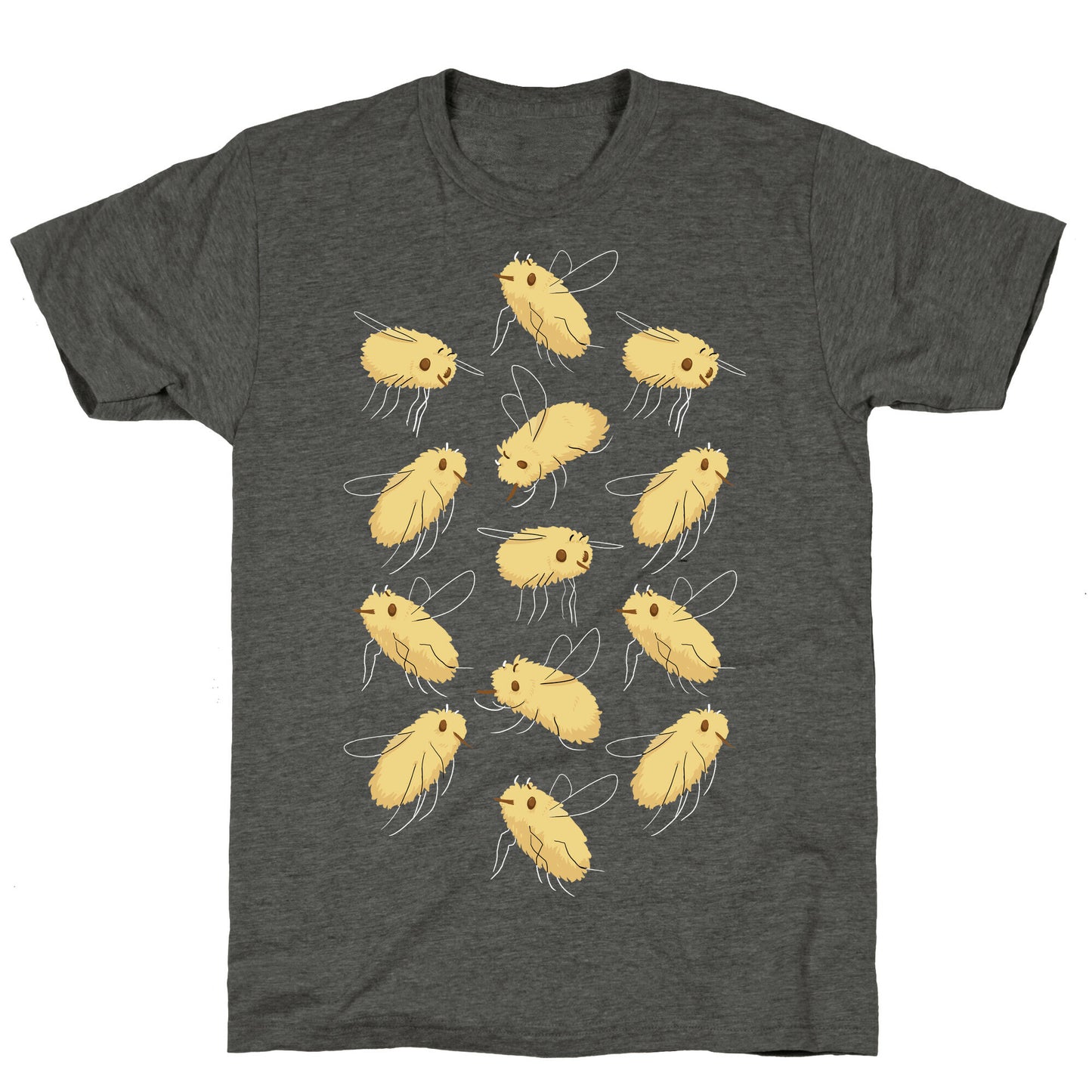 Bee Fly Pattern Unisex Triblend Tee