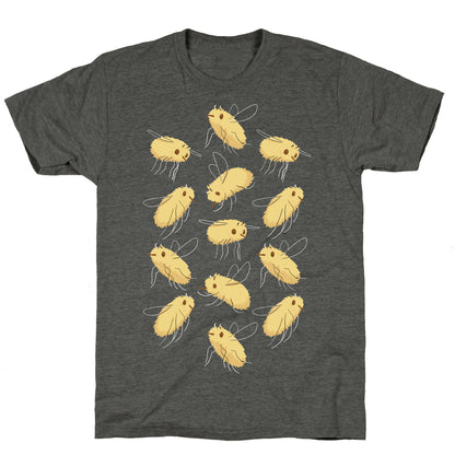 Bee Fly Pattern Unisex Triblend Tee