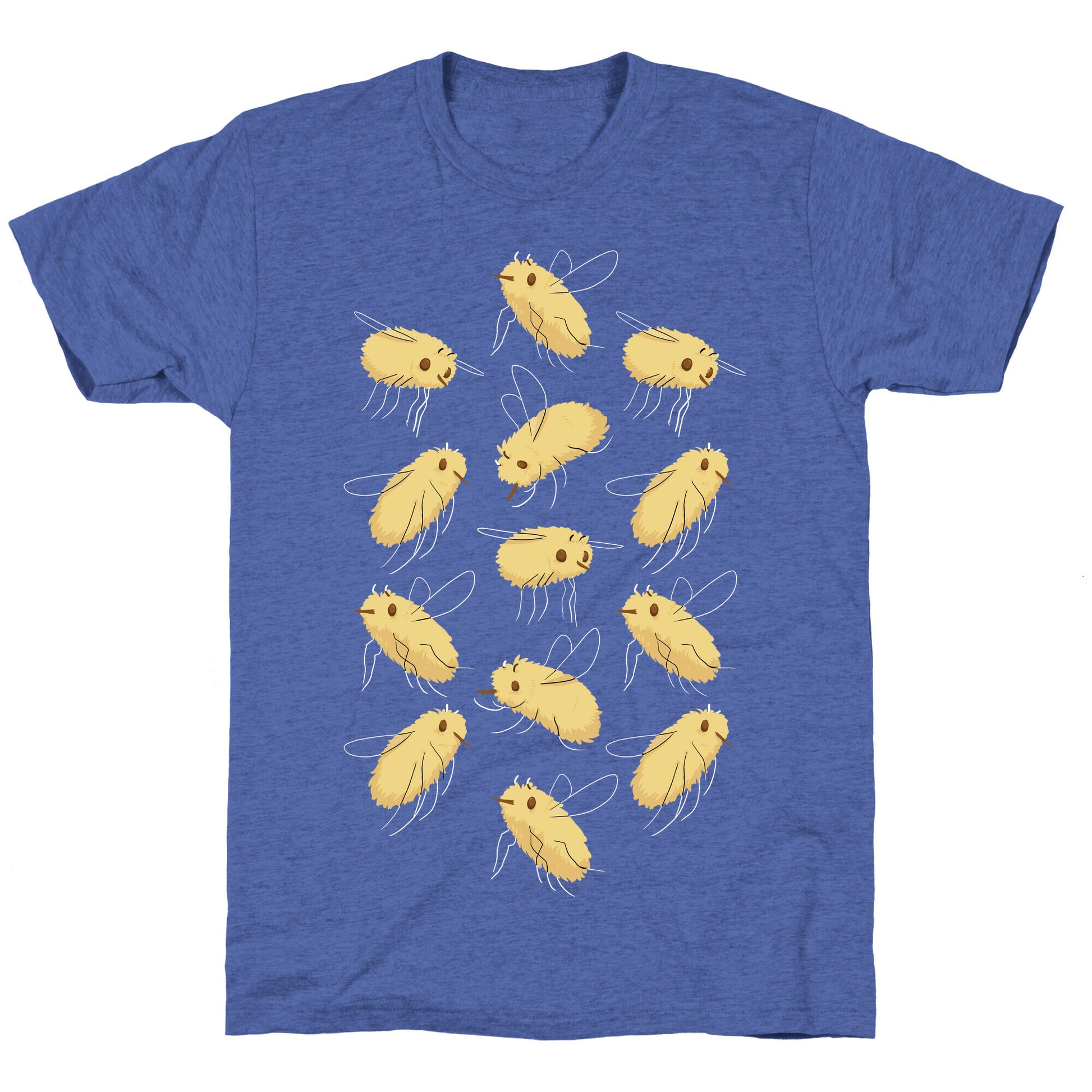 Bee Fly Pattern Unisex Triblend Tee