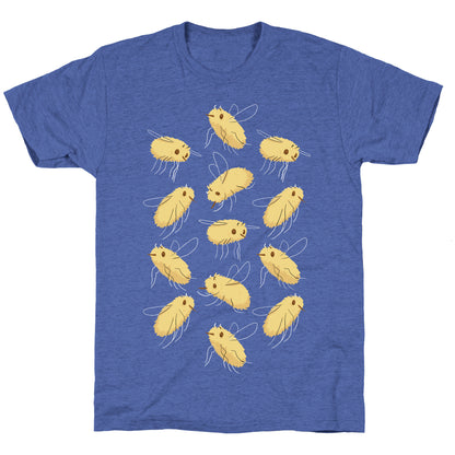 Bee Fly Pattern Unisex Triblend Tee
