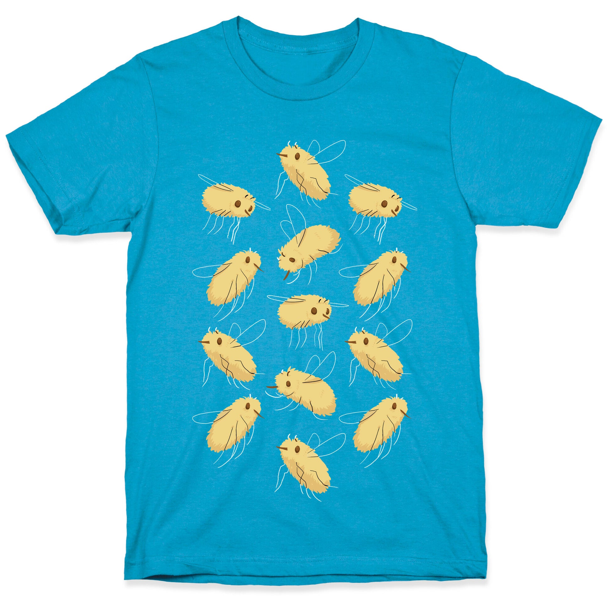 Bee Fly Pattern Unisex Triblend Tee