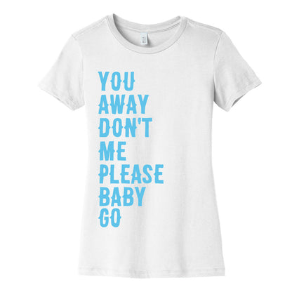 Simple and Clean Lyrics (1 of 2 pair) Women's Cotton Tee