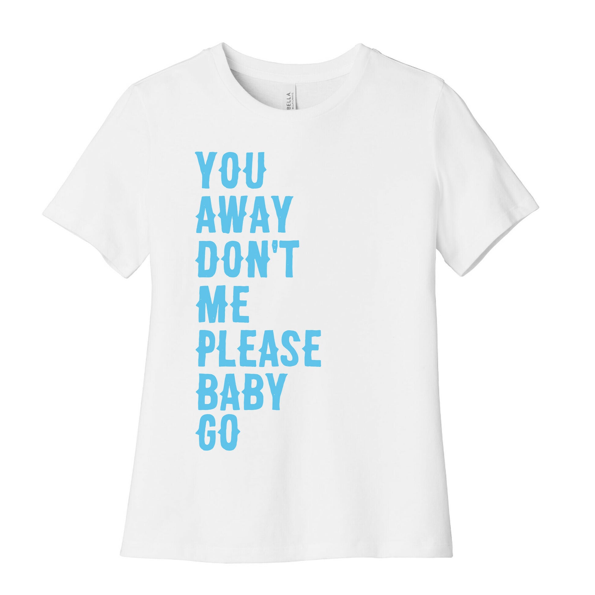 Simple and Clean Lyrics (1 of 2 pair) Women's Cotton Tee