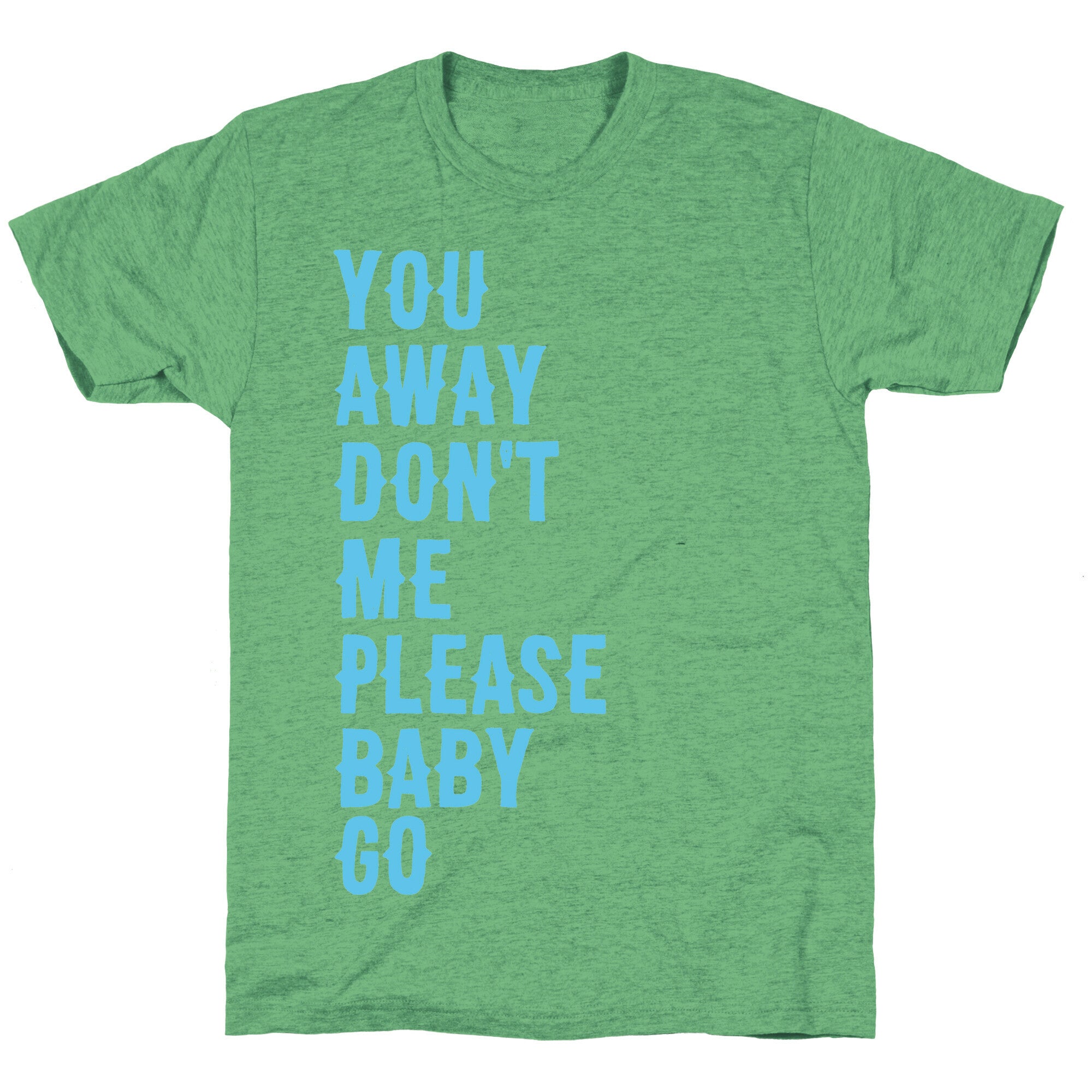 Simple and Clean Lyrics (1 of 2 pair) Unisex Triblend Tee