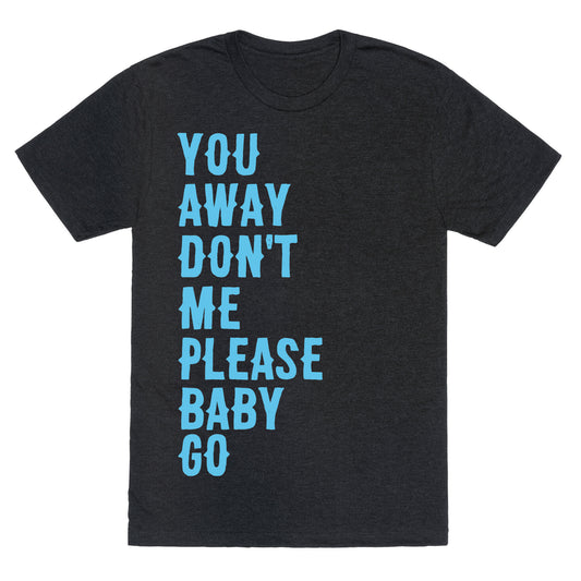 Simple and Clean Lyrics (1 of 2 pair) Unisex Triblend Tee