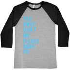Simple and Clean Lyrics (1 of 2 pair) Baseball Tee