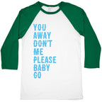 Simple and Clean Lyrics (1 of 2 pair) Baseball Tee