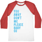 Simple and Clean Lyrics (1 of 2 pair) Baseball Tee