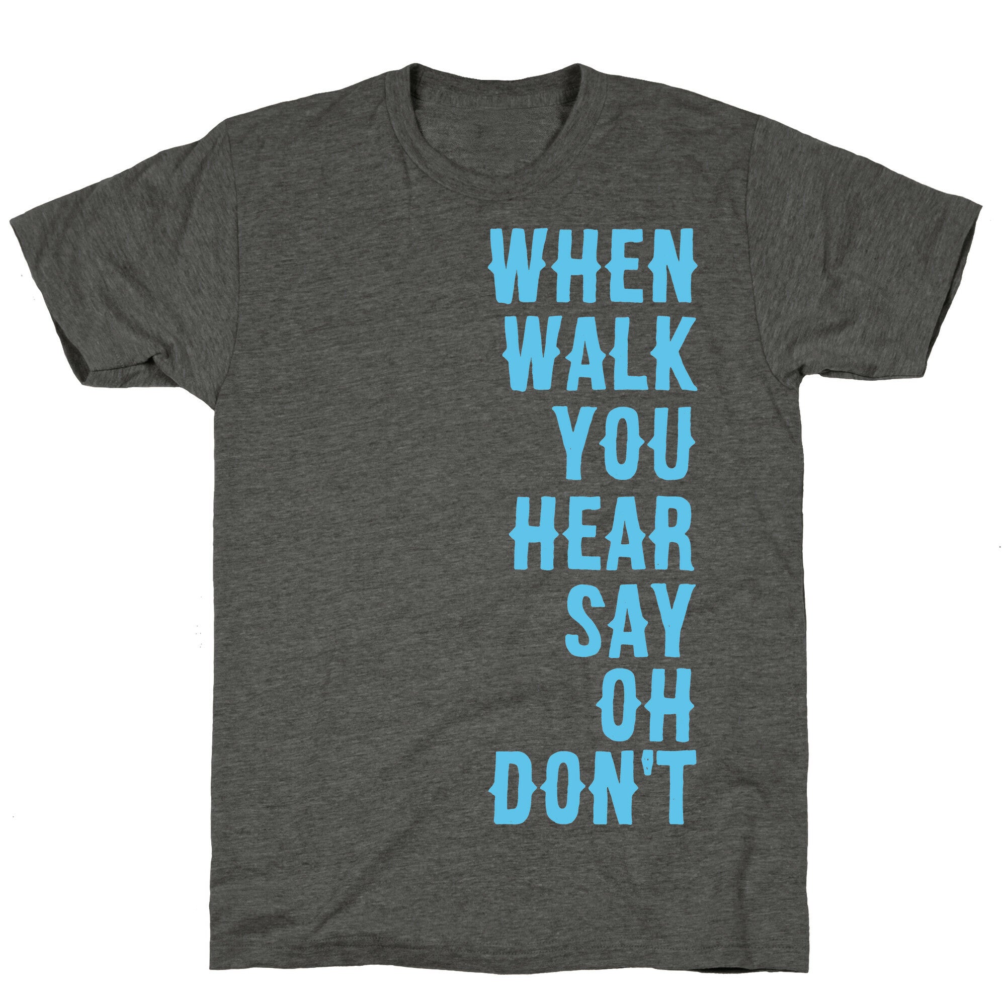 Simple and Clean Lyrics (1 of 2 pair) Unisex Triblend Tee