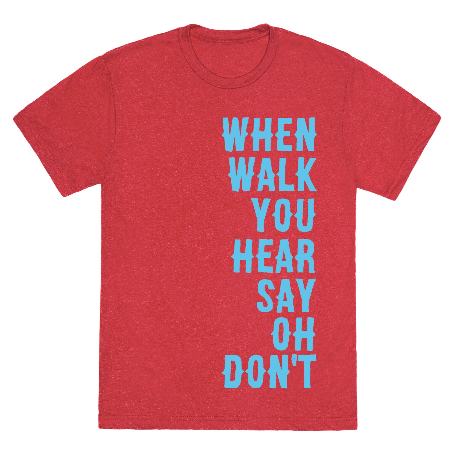 Simple and Clean Lyrics (1 of 2 pair) Unisex Triblend Tee