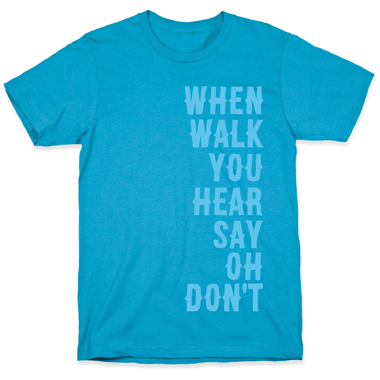 Simple and Clean Lyrics (1 of 2 pair) Unisex Triblend Tee
