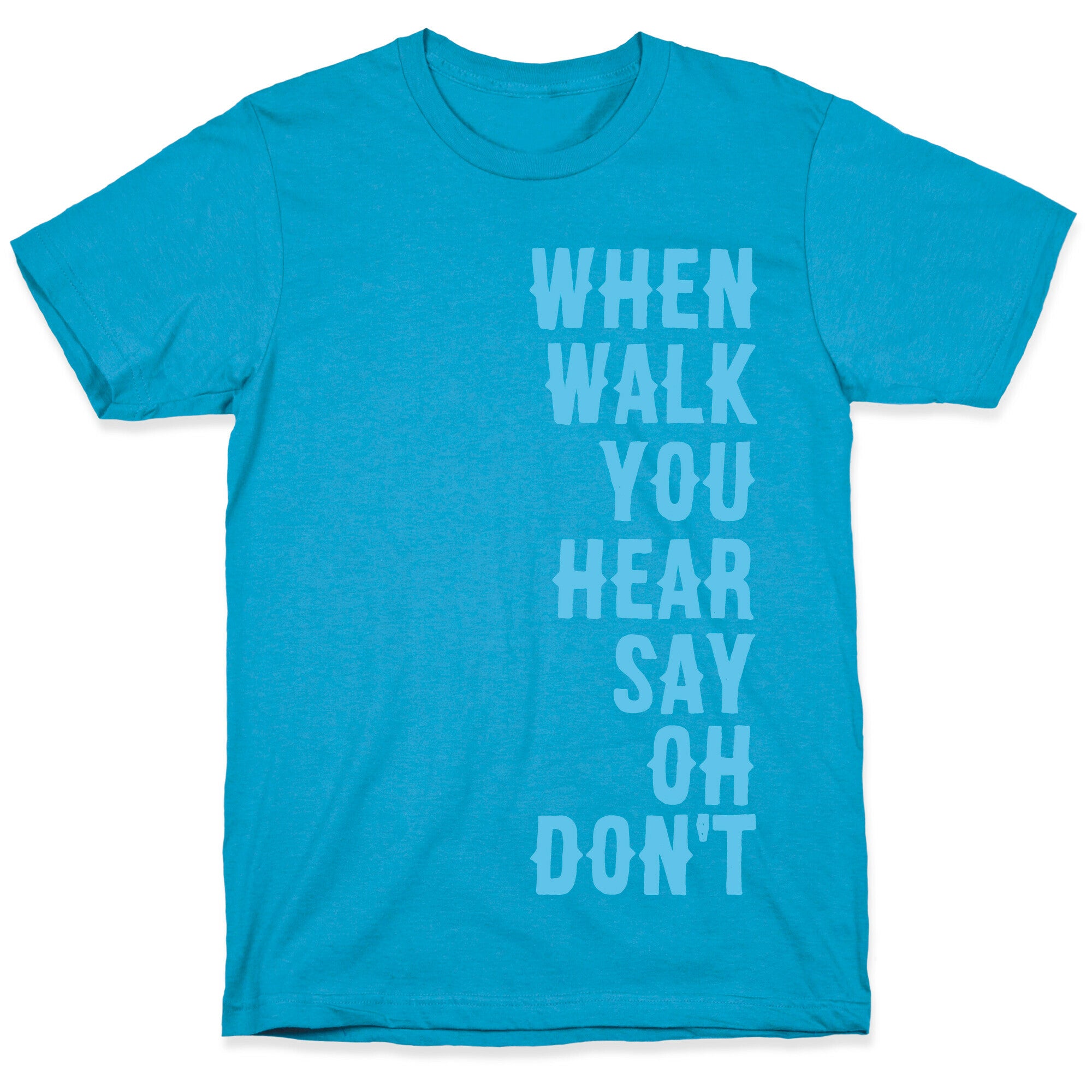 Simple and Clean Lyrics (1 of 2 pair) Unisex Triblend Tee