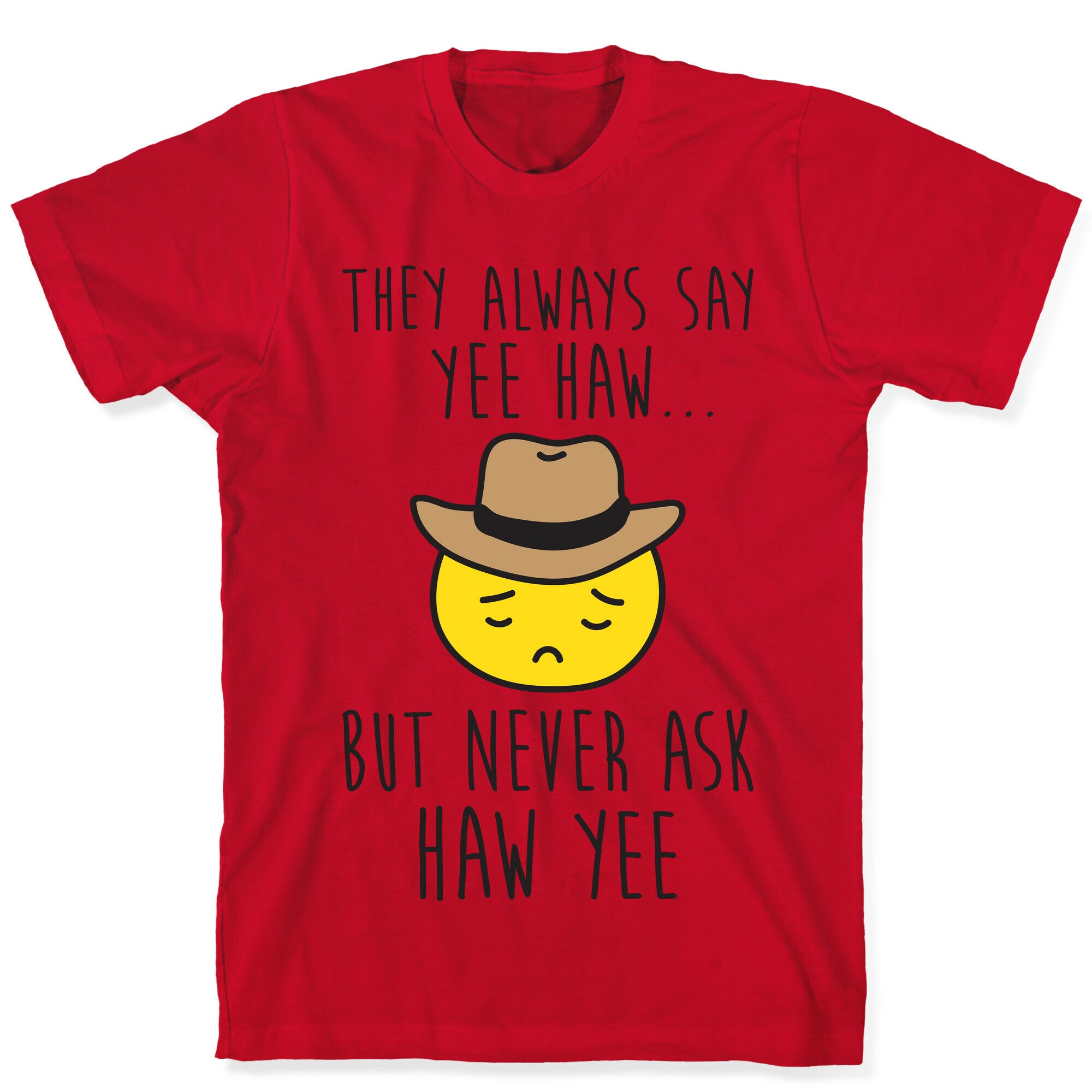 Sad Cowboy Emoji T-Shirt