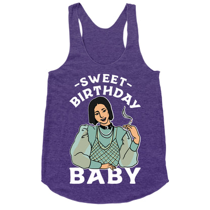 Sweet Birthday Baby Racerback Tank