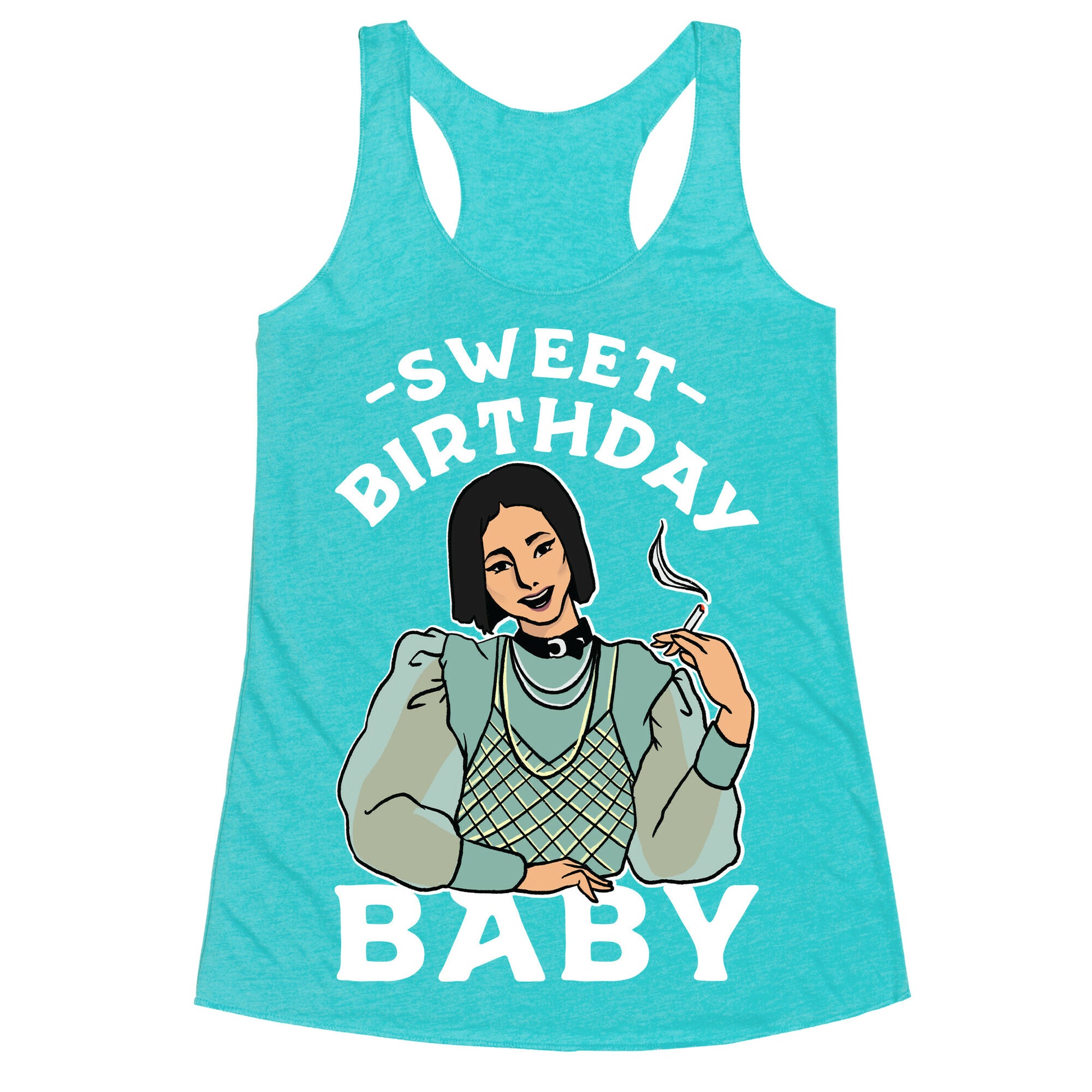 Sweet Birthday Baby Racerback Tank