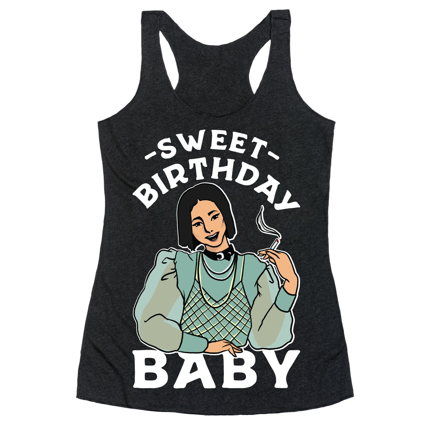 Sweet Birthday Baby Racerback Tank