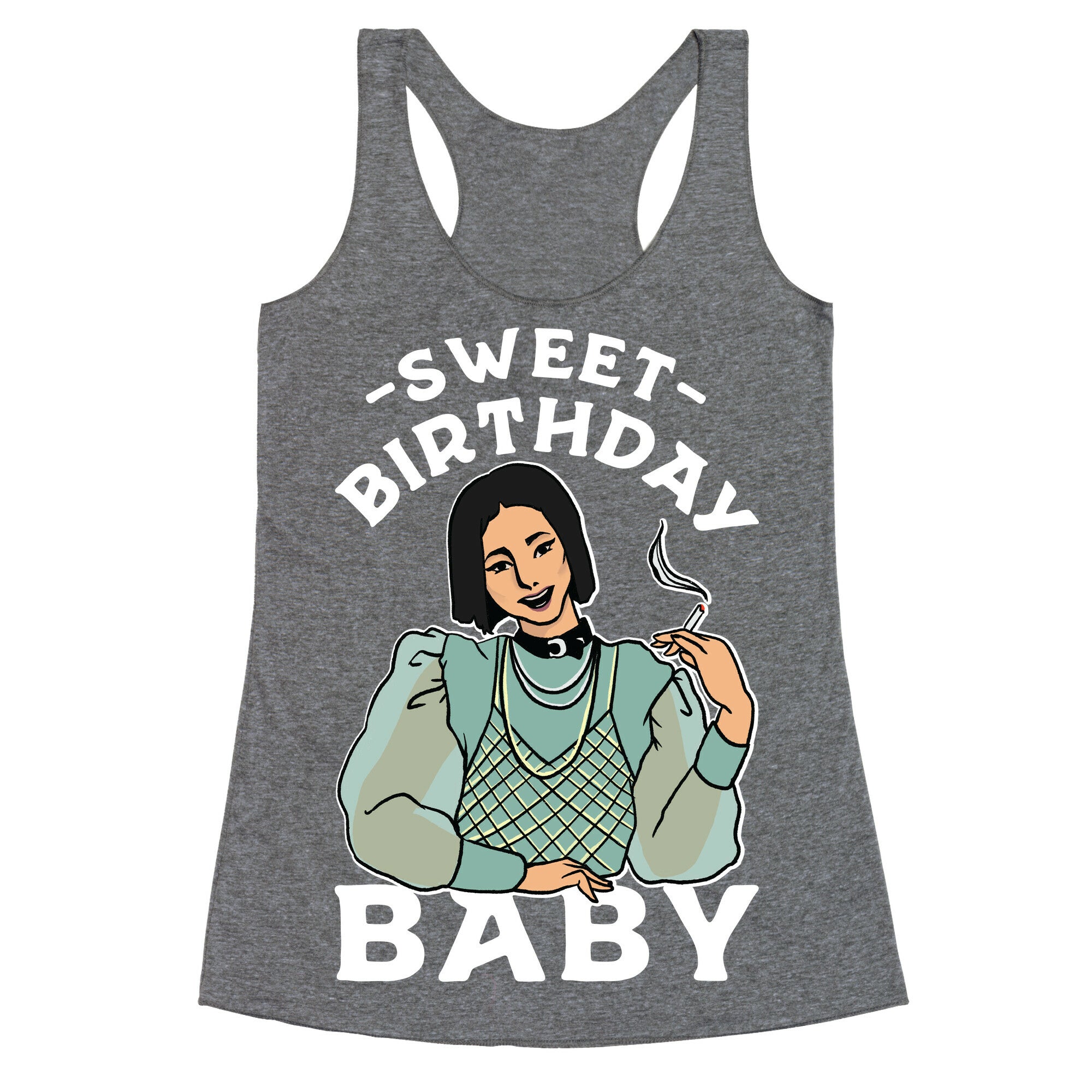 Sweet Birthday Baby Racerback Tank