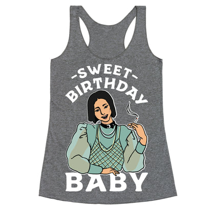 Sweet Birthday Baby Racerback Tank