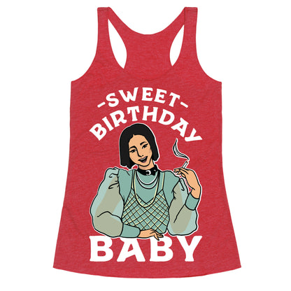 Sweet Birthday Baby Racerback Tank