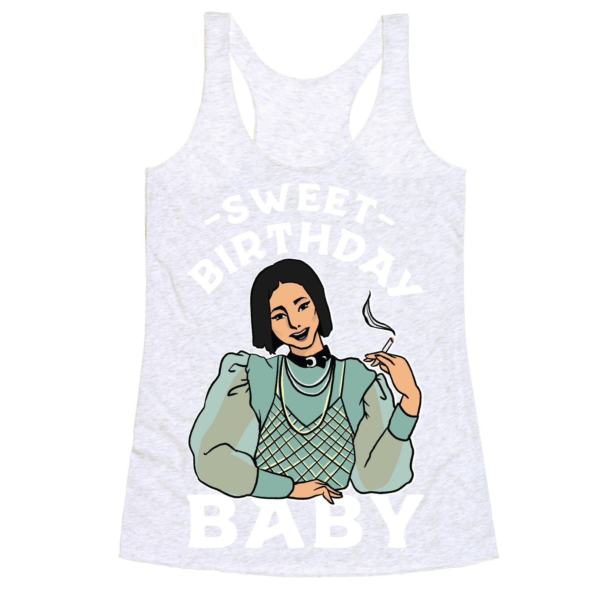 Sweet Birthday Baby Racerback Tank