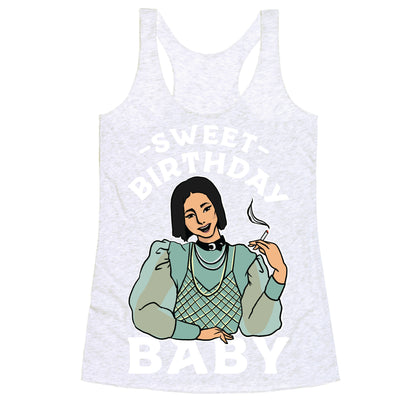 Sweet Birthday Baby Racerback Tank