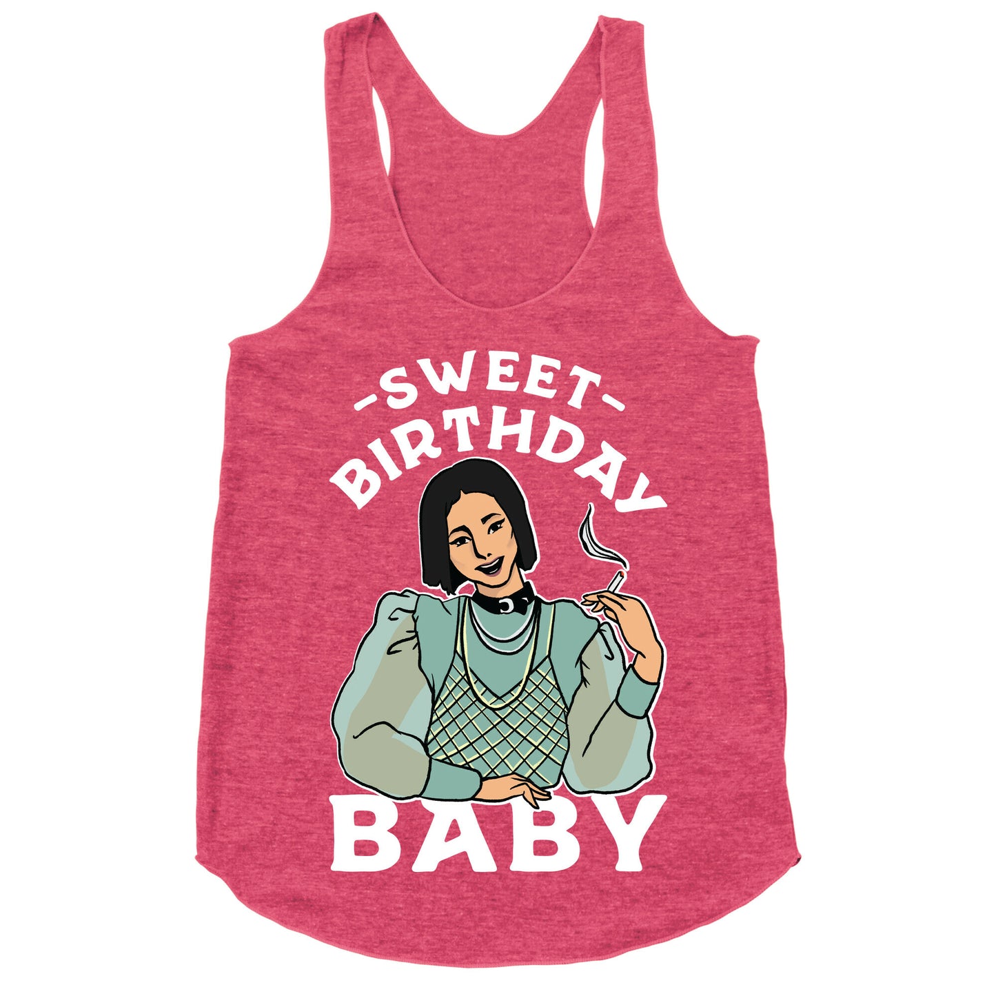 Sweet Birthday Baby Racerback Tank