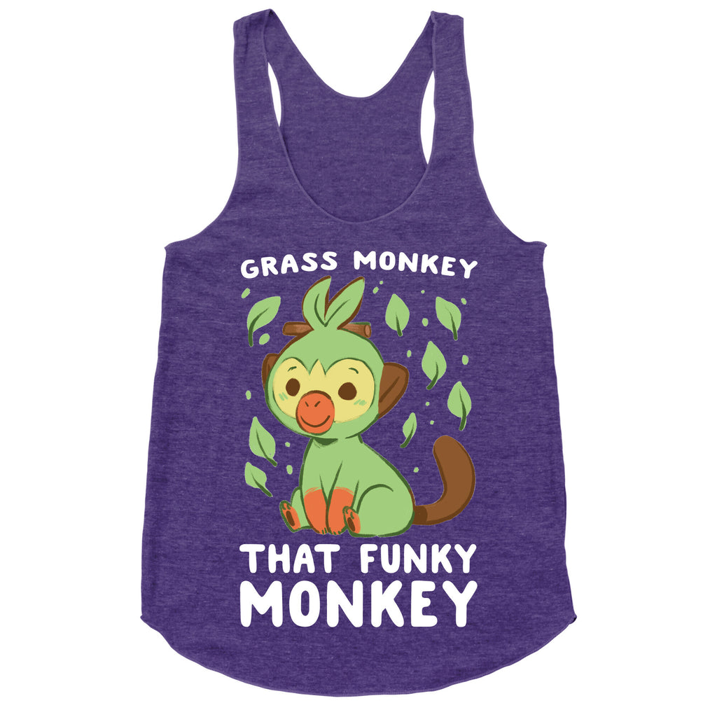 Grass Monkey, That Funky Monkey - Grookey Racerback Tank