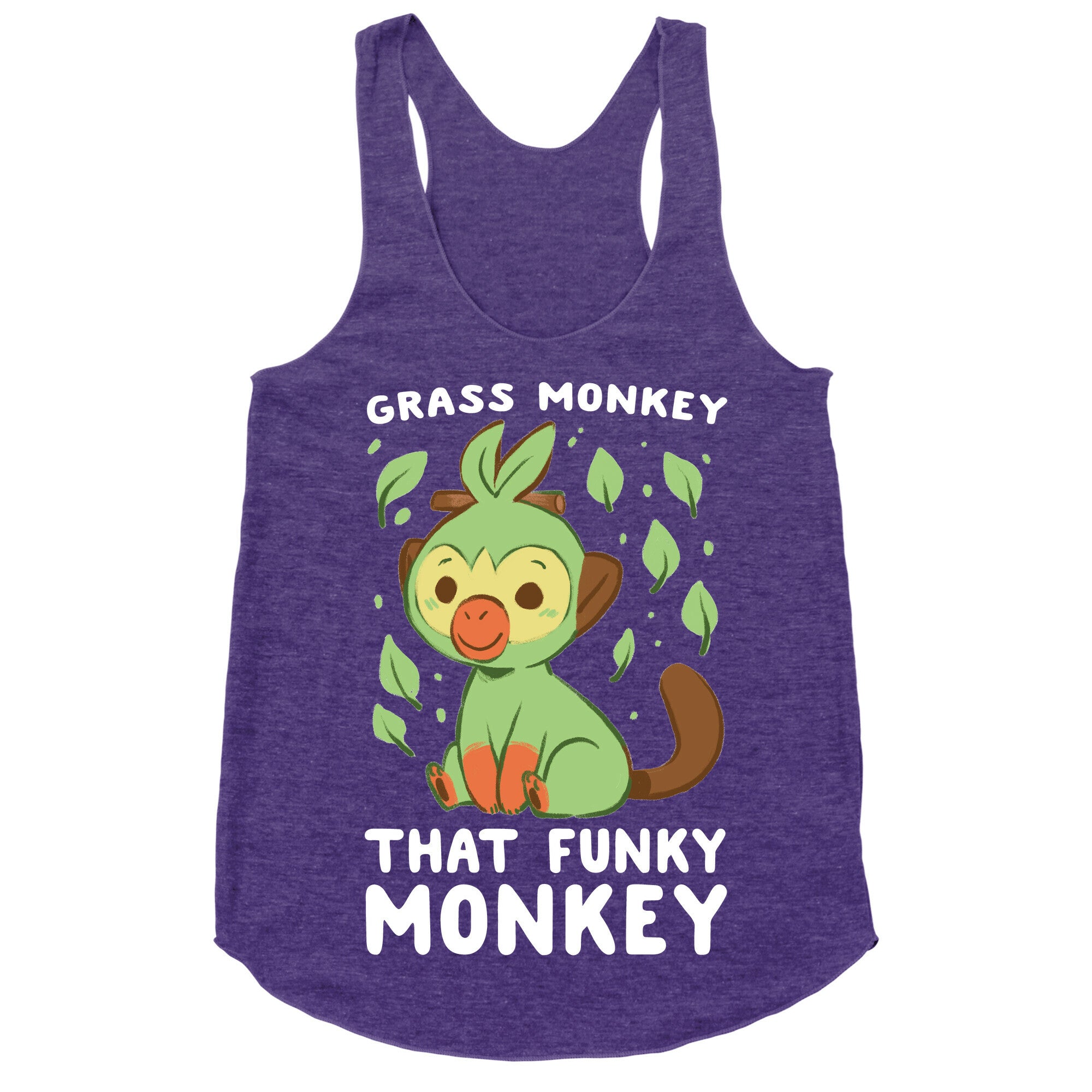 Grass Monkey, That Funky Monkey - Grookey Racerback Tank