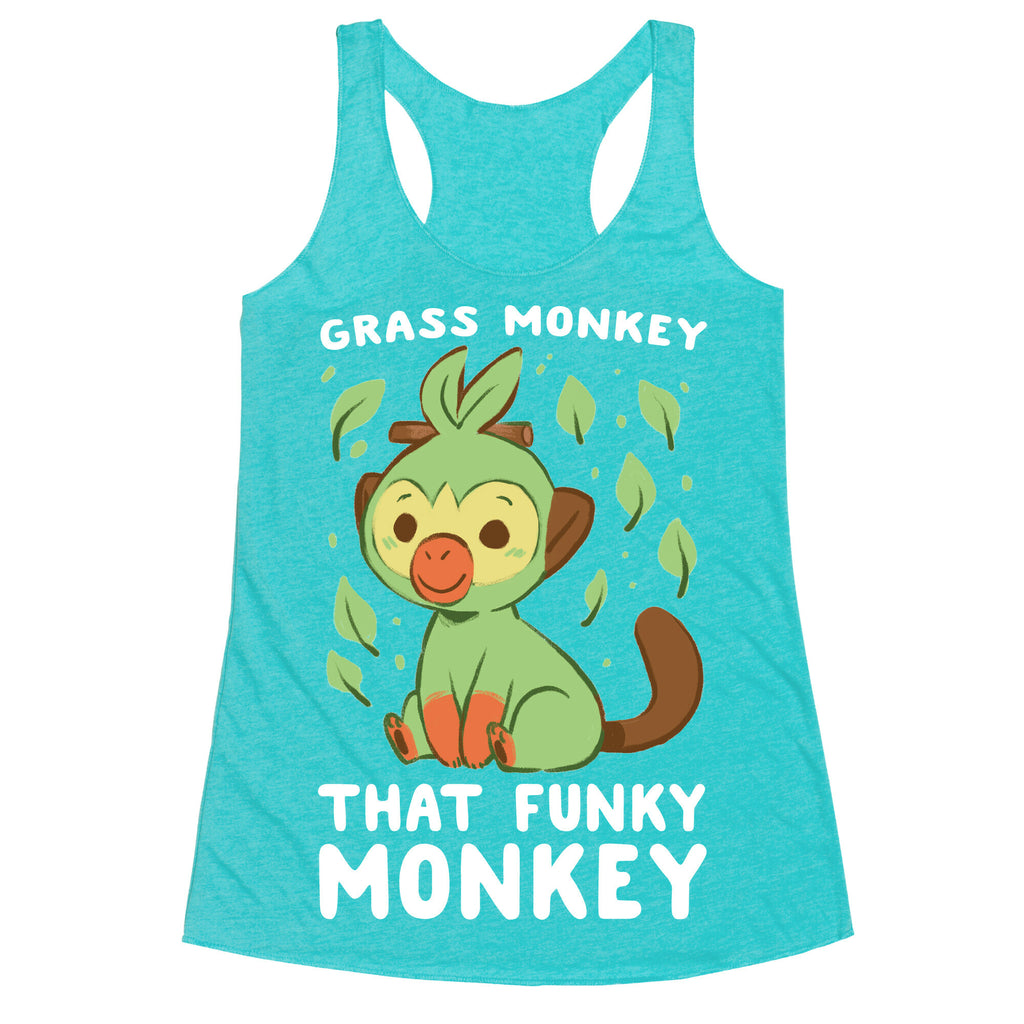 Grass Monkey, That Funky Monkey - Grookey Racerback Tank
