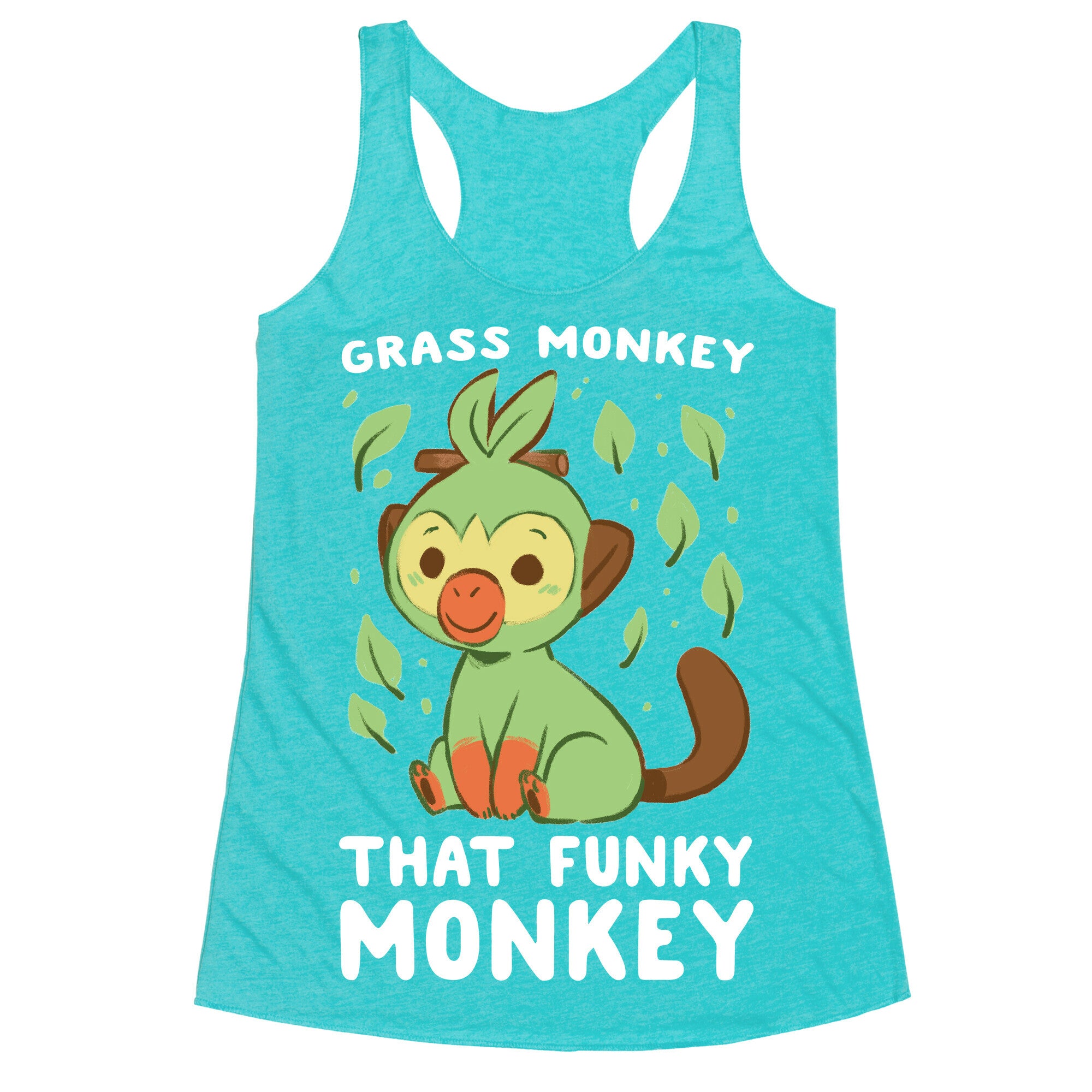 Grass Monkey, That Funky Monkey - Grookey Racerback Tank