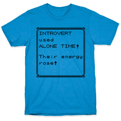 Introvert Used Alone Time T-Shirt