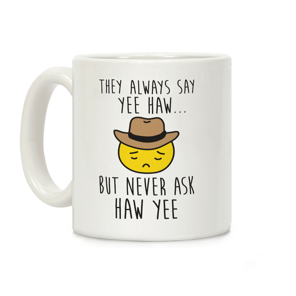 Sad Cowboy Emoji Coffee Mug
