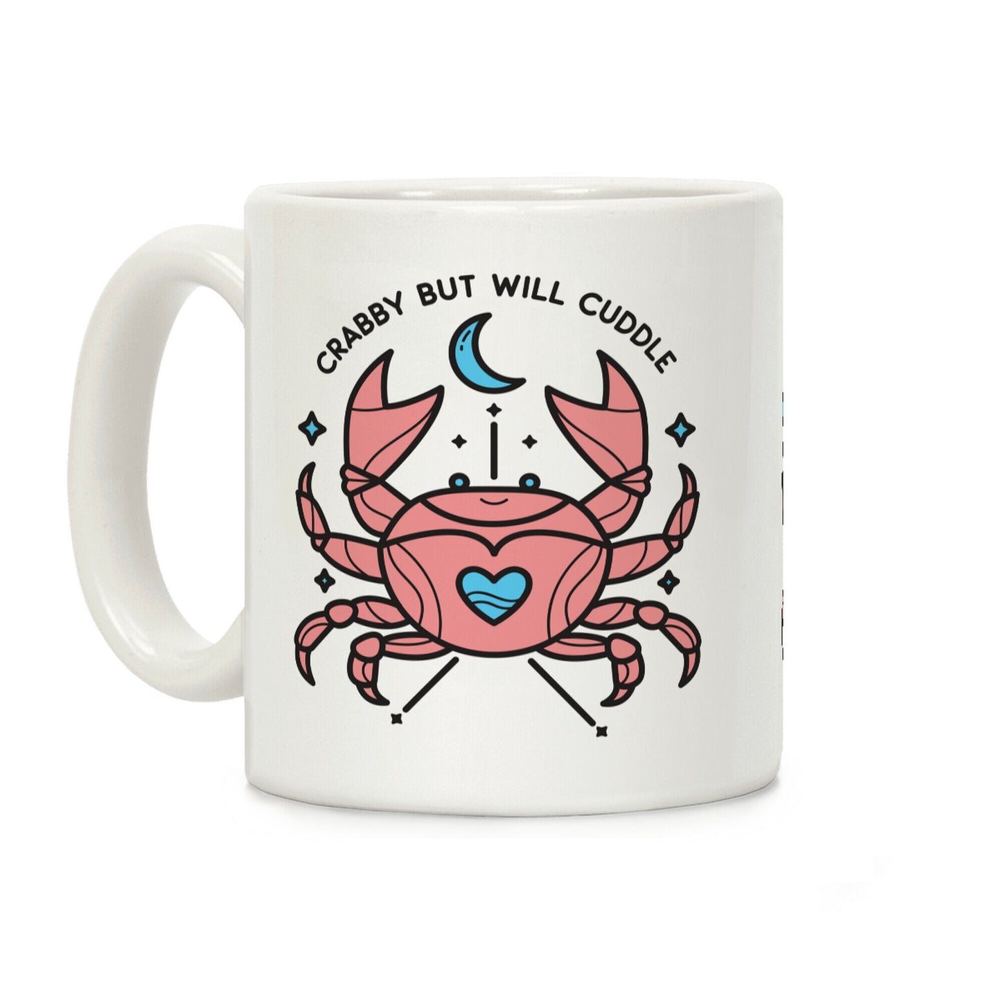 Crabby But Will Cuddle Cancer Crab Coffee Mug