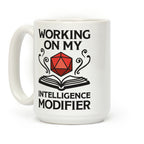 Working On My Intelligence Modifier Coffee Mug