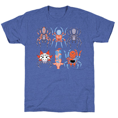 Into the Spiderverse Pattern Unisex Triblend Tee