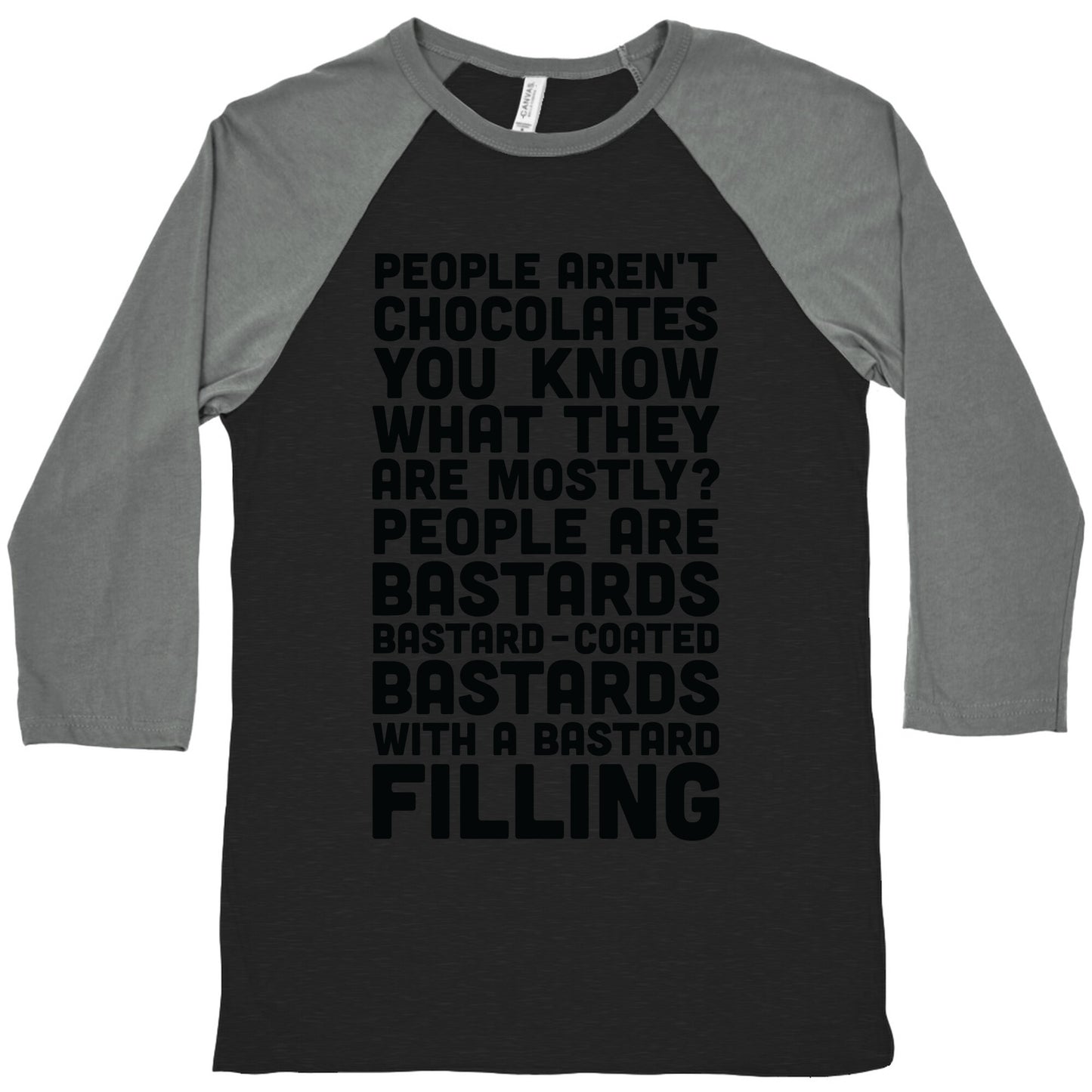 People are Bastard-Coated Bastards Baseball Tee