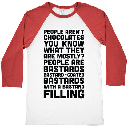 People are Bastard-Coated Bastards Baseball Tee