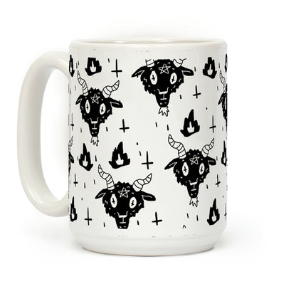 Spicy Heck Boy Satan Pattern Coffee Mug