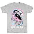 Ride or Die - Grim Reaper and Unicorn T-Shirt
