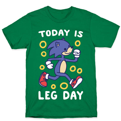 Today is Leg Day - Sonic T-Shirt