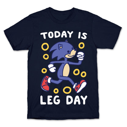 Today is Leg Day - Sonic T-Shirt