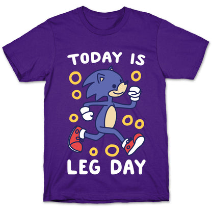 Today is Leg Day - Sonic T-Shirt