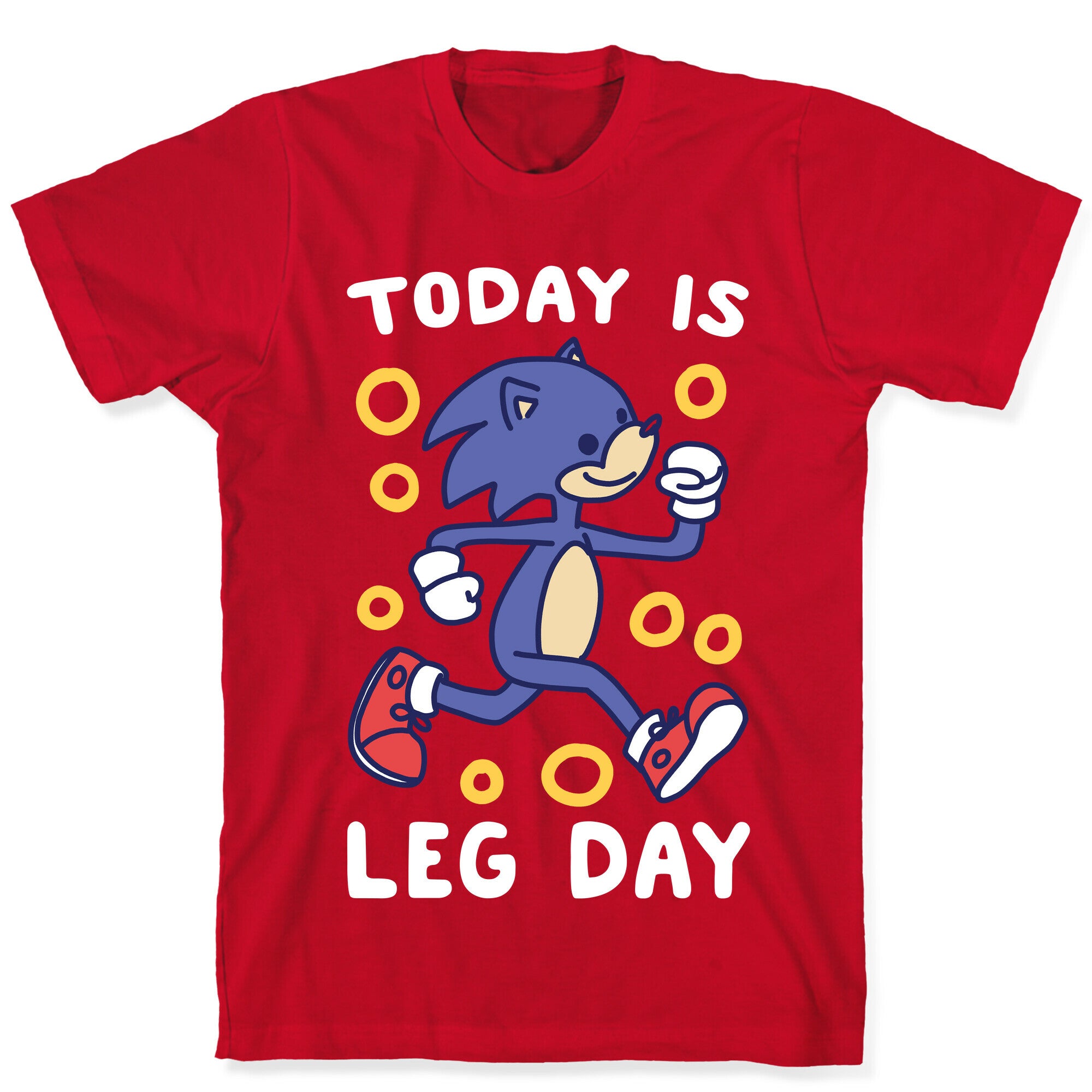 Today is Leg Day - Sonic T-Shirt